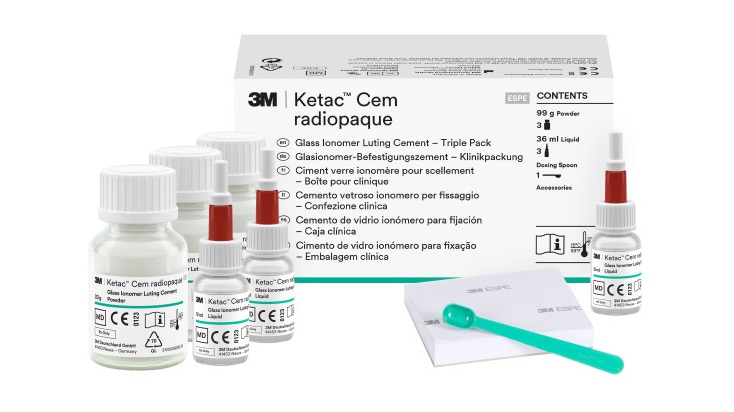 3M Ketac cem Radiopaque clinic pack 3 x 3