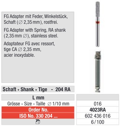 Adapter za FG svrdla 6kom