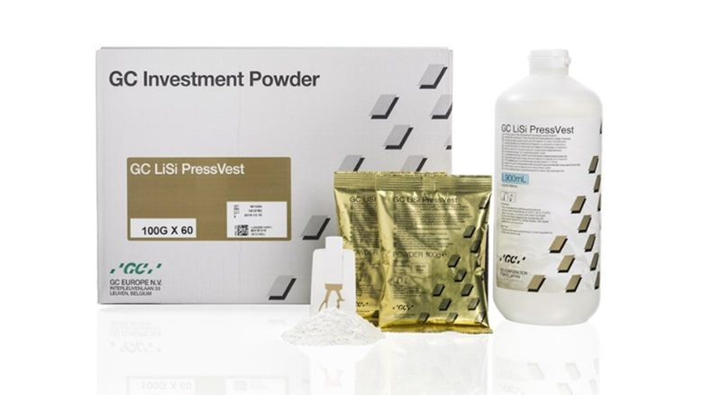 AKCIJA - GC LiSi PressVest Powder 100g x 60 & Liquid 900ml