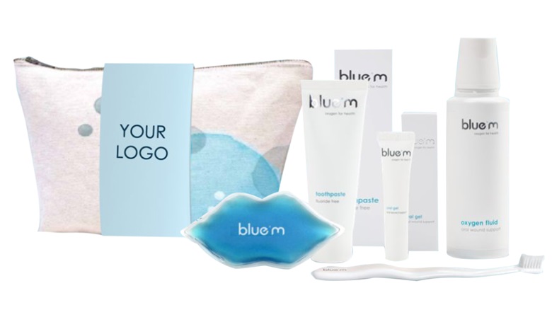Bluem postkirurški set za njegu u torbici NPR