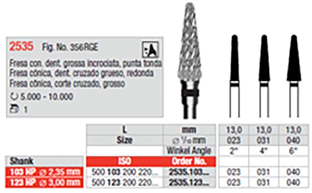 Freza HM 2535.103.040