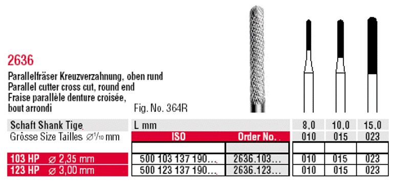 Freza HM 2636.010.103HM