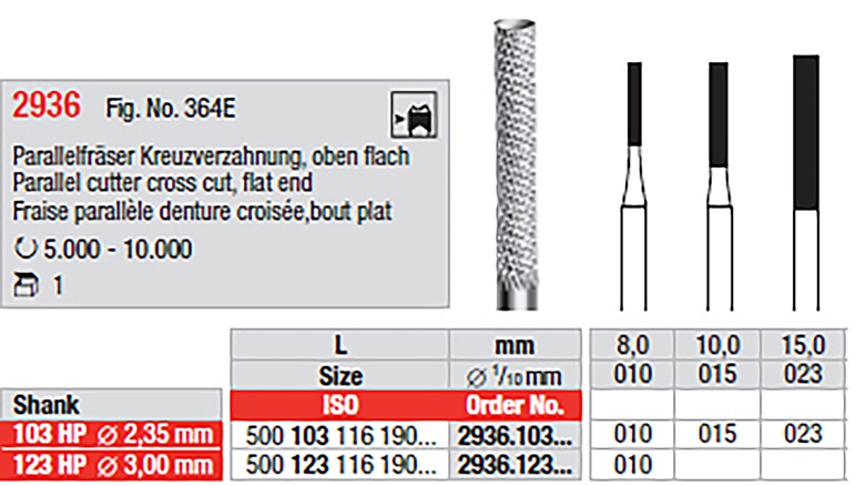 Freza HM 2936.103.010