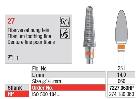 Freza HM 7227.040HP