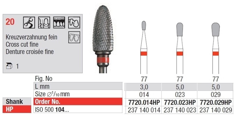 Freza HM 7720.014HP