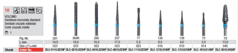 Freza HM Volcano DLC-0210.023HP