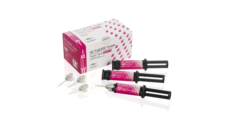 GC FujiCEM Evolve syringe -automix-3x (9.2 g / 5.0 mL)+ 45xPush and Click Tip Regular