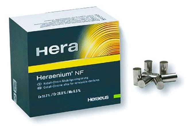 Heraenium NF co-cr modelcast alloy 1g