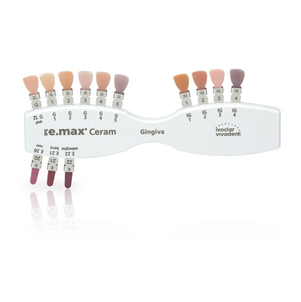 IPS e.max ceram gingiva shade guide