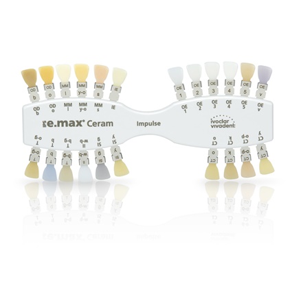 IPS e.max Ceram shade guide impulse