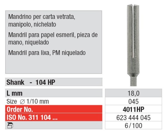 Mandrela 4011HP 6 kom