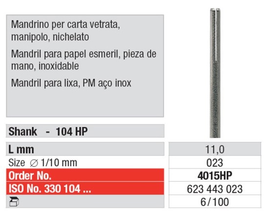 Mandrela za brudni papir 4015HP 6 kom