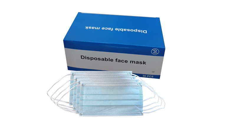 Maske s gumicom plave 50kom