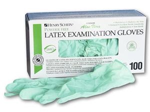 Rukavice latex bez pudera aloevera zelene L 100kom