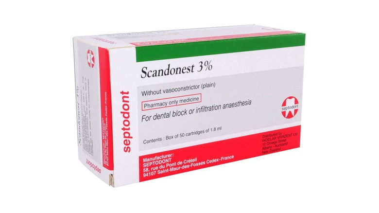 Scandonest 3%, 50x1,8ml