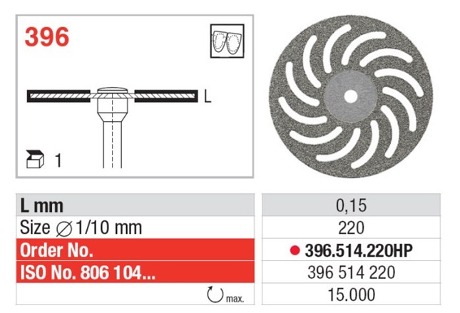 Separirka dijamantna 396.514.220HP-