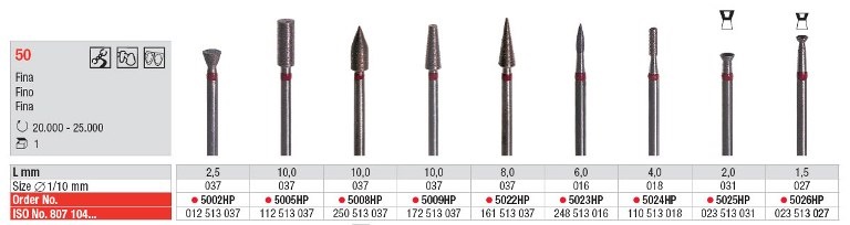 Sinter dijamant fini 5022 Edenta