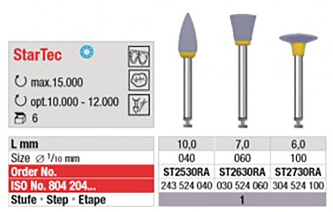 StarTec HP polirer ljubičasti 6kom