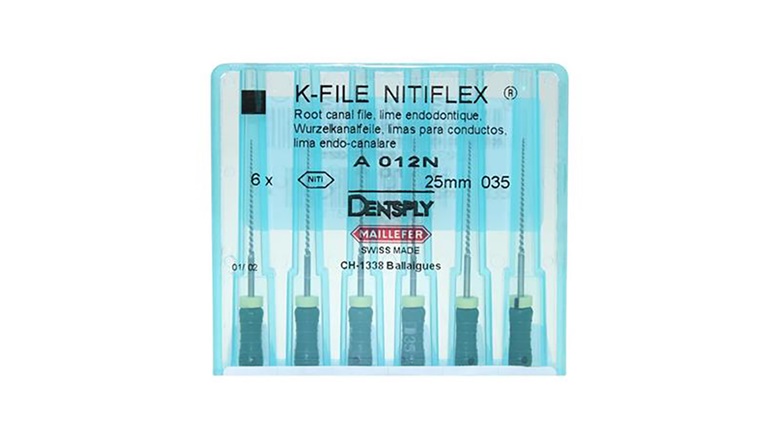 Strugači K-file nitiflex 25mm vel.035 6kom