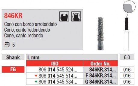 Svrdlo dijamantno 846KR.016.314 5kom