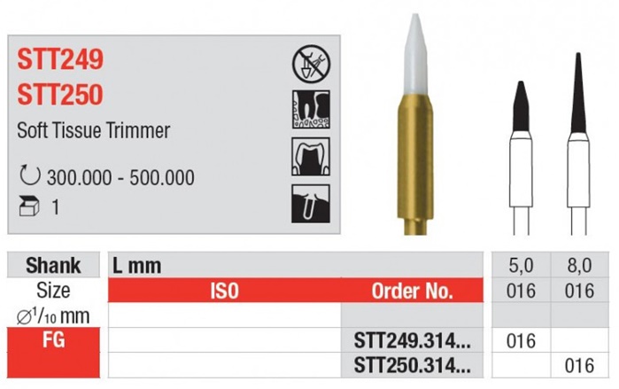 Trimer soft tissue Edenta 016