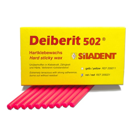 Vosak ljepljivi Deiberit u štapićima 502 žuti 10kom