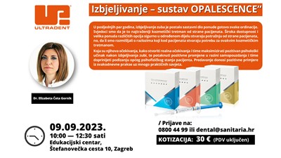 ZAGREB, Izbjeljivanje – sustav OPALESCENCE 09.09.2023.