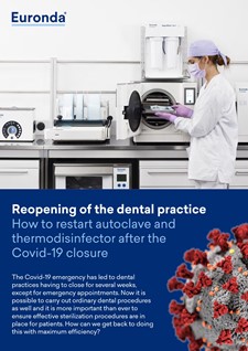 Reopening of the dental practice How to restart autoclave and thermodisinfector after the Covid-19 closure
