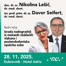 DUBROVNIK, Izrada nadogradnji iz mekanih staklenih vlakana i postendodontska opskrba zuba, 28.11.2025.