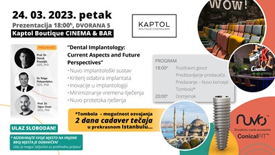 ZAGREB, NUVO ConicalFIT - Prezentacija sustava 24.03.2023.